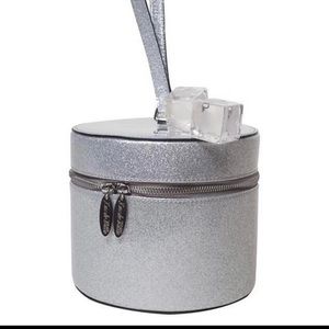Silver bucket purse